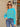 Round Neck Striped Lantern Sleeve Sweater - La Dolce Fiona
