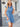 Ruffled Button Up Cap Sleeve Denim Dress - La Dolce Fiona