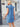 Ruffled Button Up Cap Sleeve Denim Dress - La Dolce Fiona