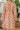 Smocked Printed V - Neck Long Sleeve Dress - La Dolce Fiona