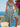 Perfee Smocked Striped Square Neck Midi Dress - La Dolce Fiona