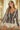 BiBi Snake Skin Woven Crossover Lslv Top - La Dolce Fiona