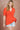 Lime 'N' Chili Solid Ruffled Deep V - Neck Puff Sleeve Babydoll Top - La Dolce Fiona