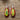 Teardrop Shape Natural Stone Dangle Earrings - La Dolce Fiona