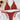 Textured Halter Neck Tie Side Bikini Set - La Dolce Fiona