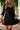 Textured Square Neck Mini Dress - La Dolce Fiona