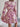 Tied Ruffled Printed Long Sleeve Dress - La Dolce Fiona