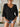 V - Neck Three - Quarter Sleeve Knit Top - La Dolce Fiona