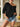 V - Neck Three - Quarter Sleeve Knit Top - La Dolce Fiona