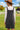 Annie Wear Wide Strap Denim Overall Dress with Pockets - La Dolce Fiona